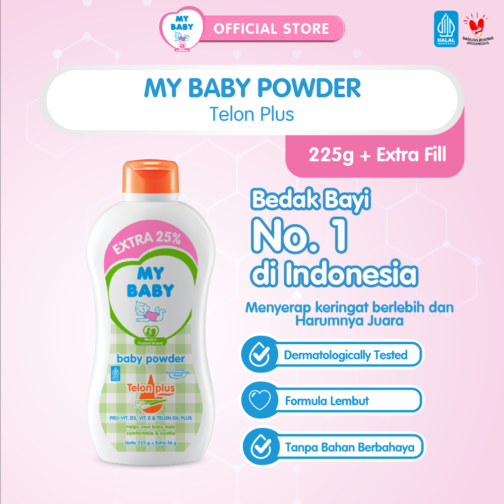 MY BABY Powder Telon plus 225 g - Exp: 07.2028