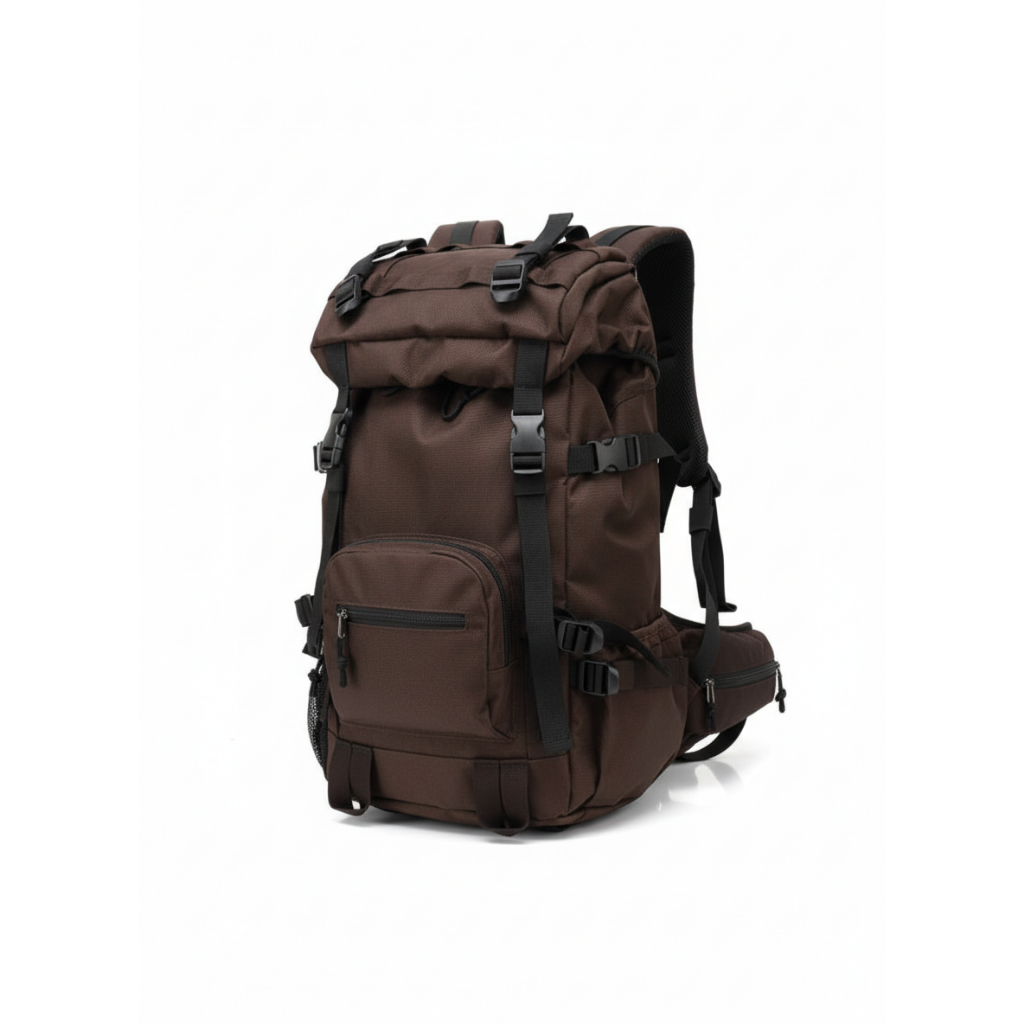 Tas Gunung 50L Tas Punggung Pria Polofelix Unisex Tas Olahraga Travel Hiking