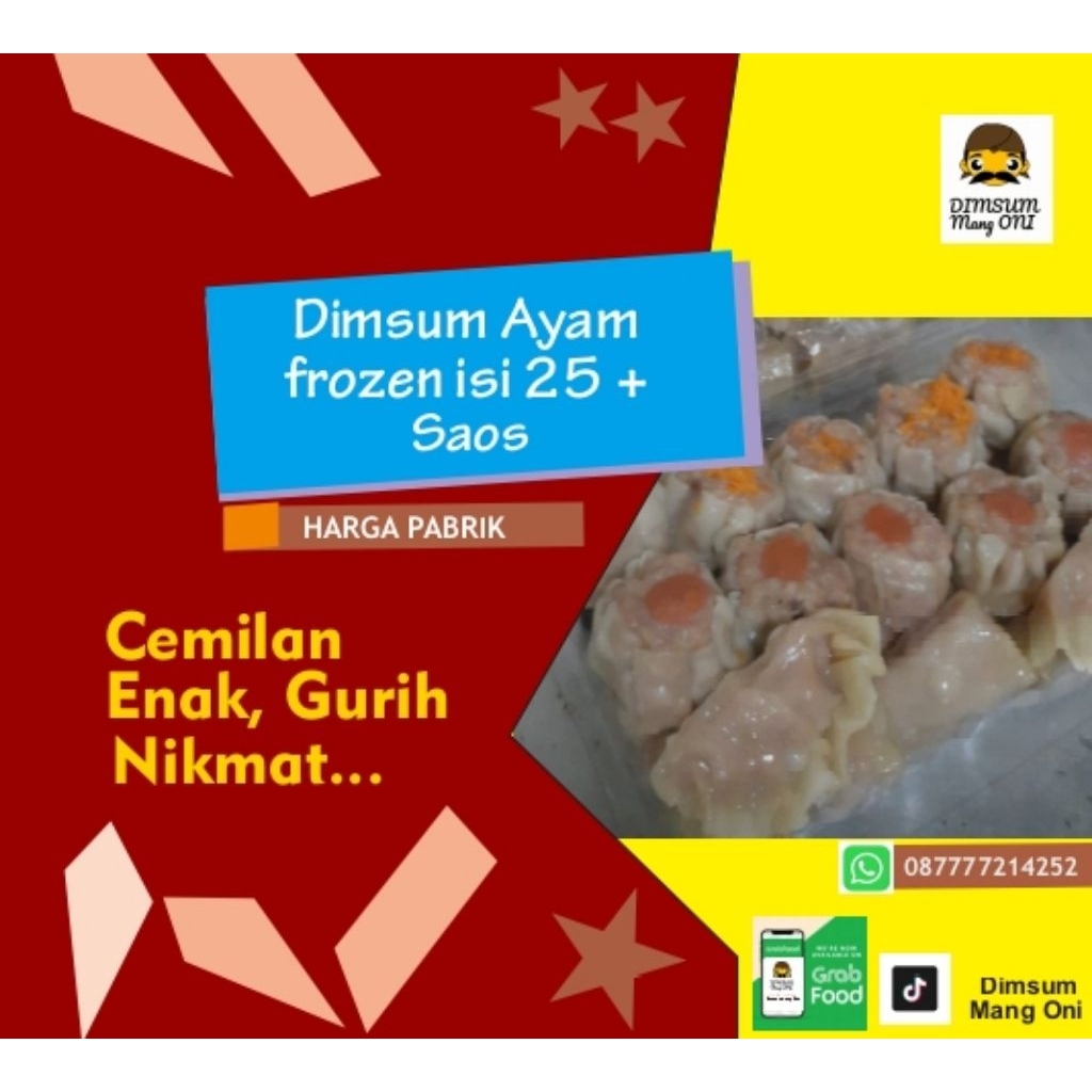 Dimsum Halal isi 25#harga pabrik
