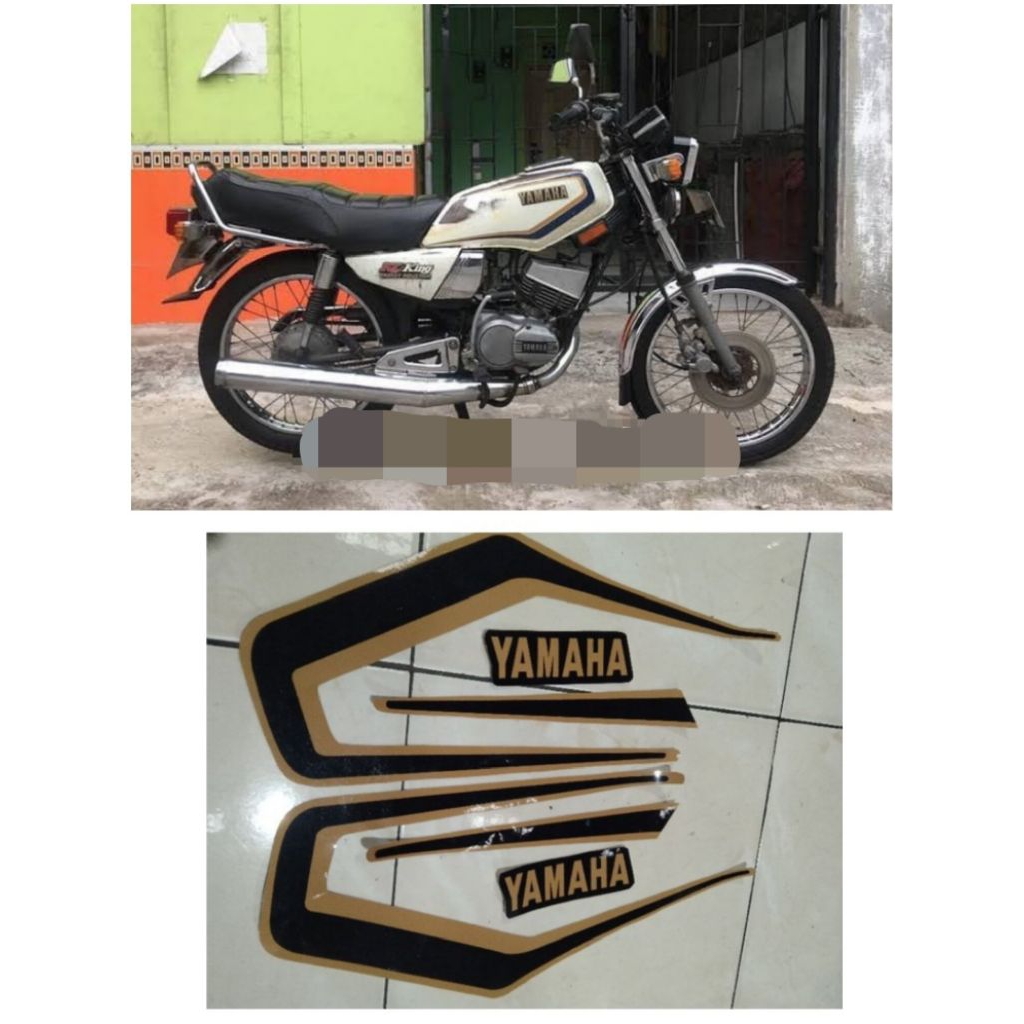 Striping RX King 1982 1983 Sticker Lis Decal Standar Original RX king 82 83