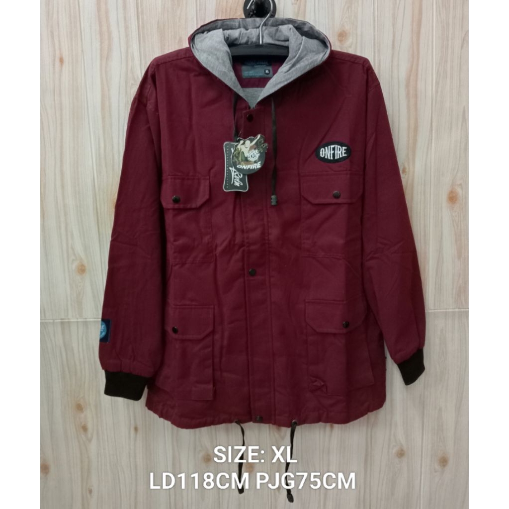 ONFIRE SALE JACKET CANVAS PRIA JACKET DISTRO ORIGINAL