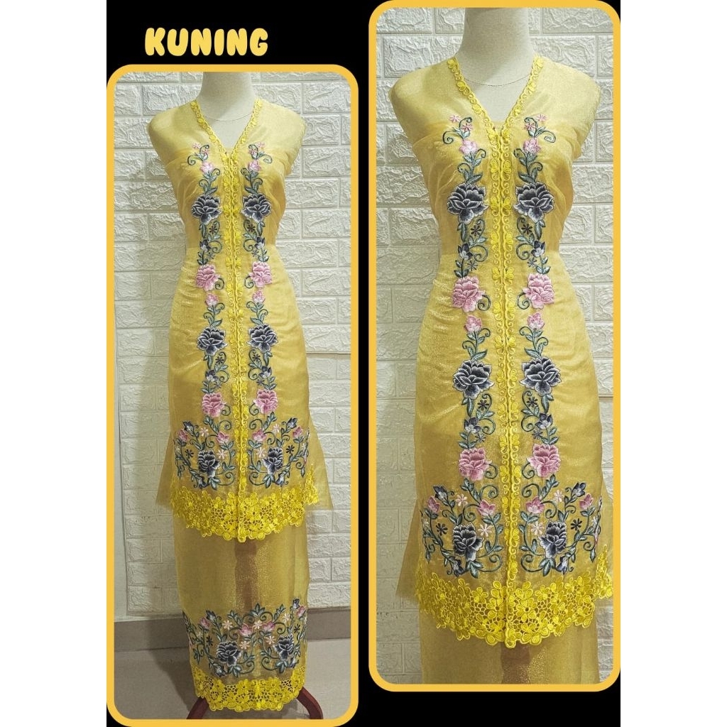 bahan/bakal baju abaya/kebaya bordiran Bukittinggi