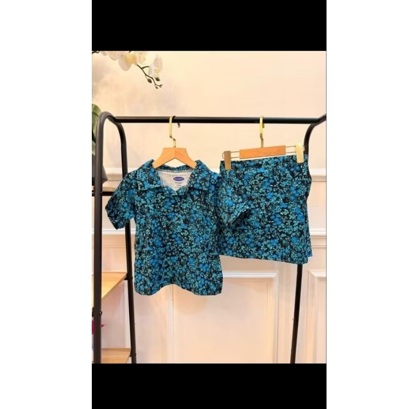 old navy setelan bunga