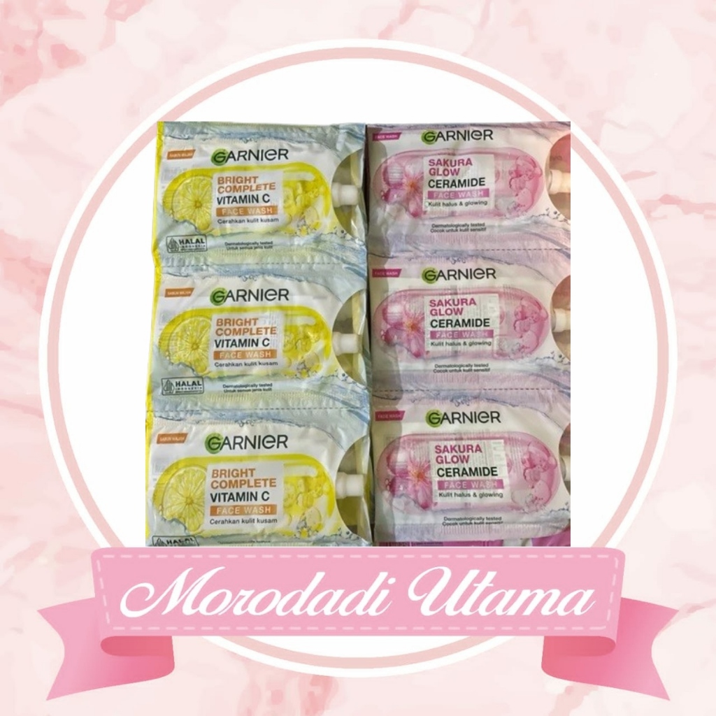 Garnier Foam Sachet 1 Renteng (isi12) 9ML Sakura / Bright Complete