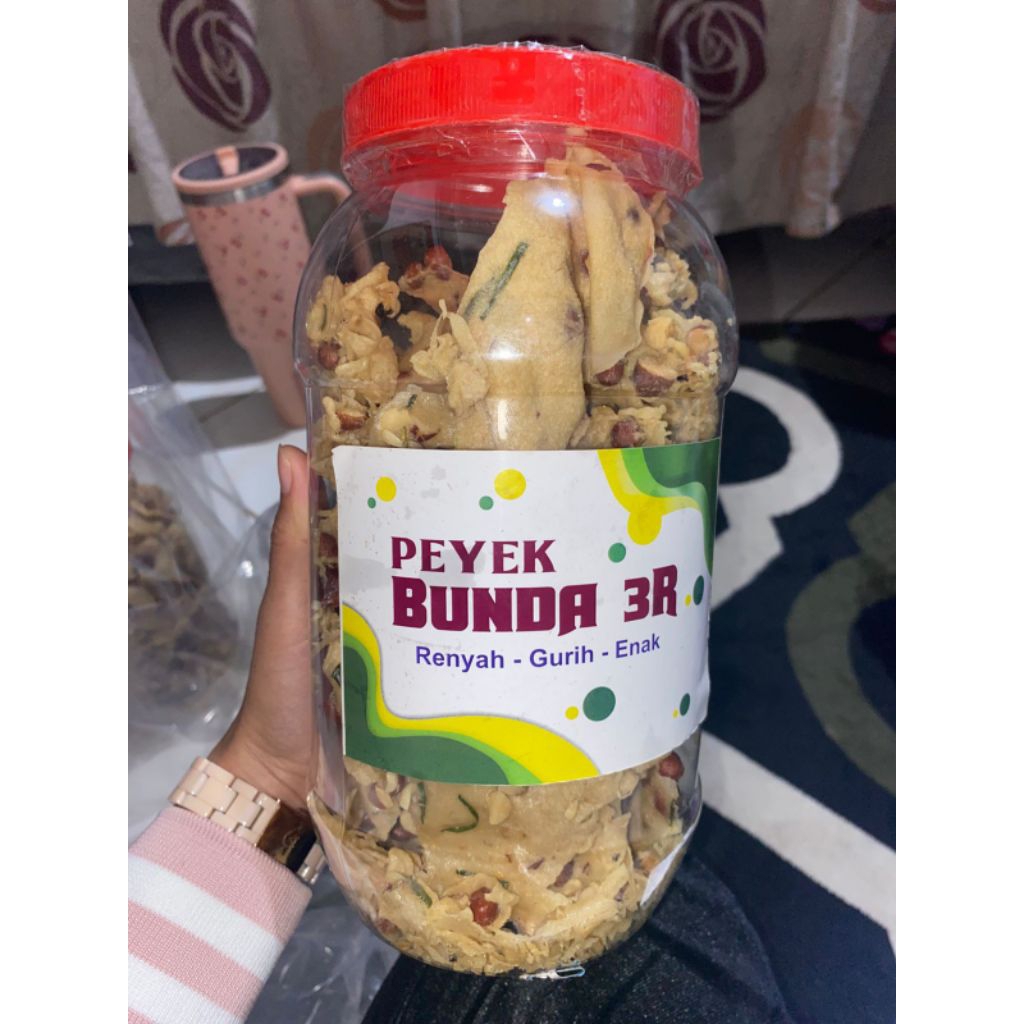 Peyek kacang tanah spesial 250gram,500gram,1000gram