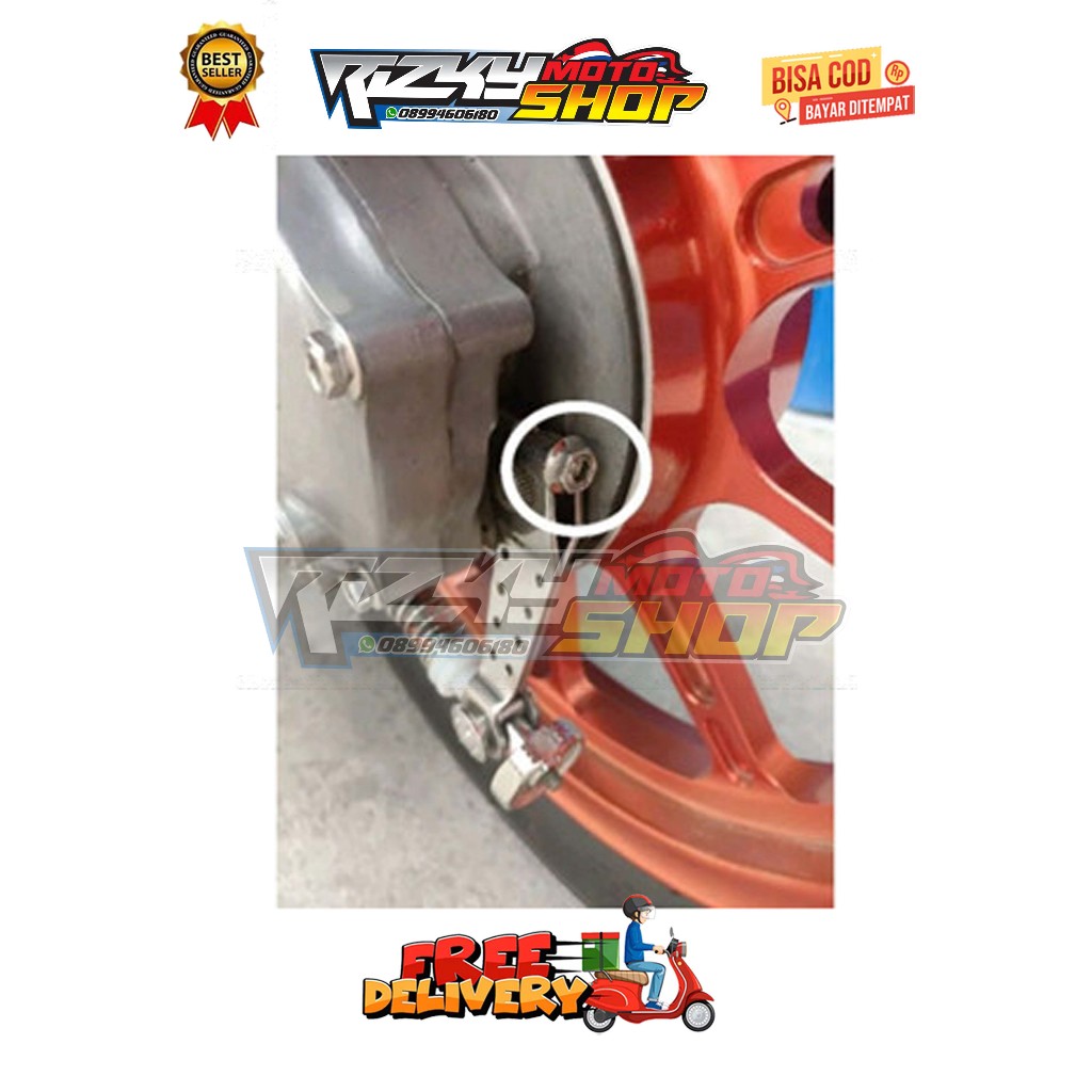 BAUT PAHA REM VARIASI ( 1 BAUT ) ALL HONDA YAMAHA MATICK PCX VARIO MIO FINO BEAT DELUXE AEROX NMAX S