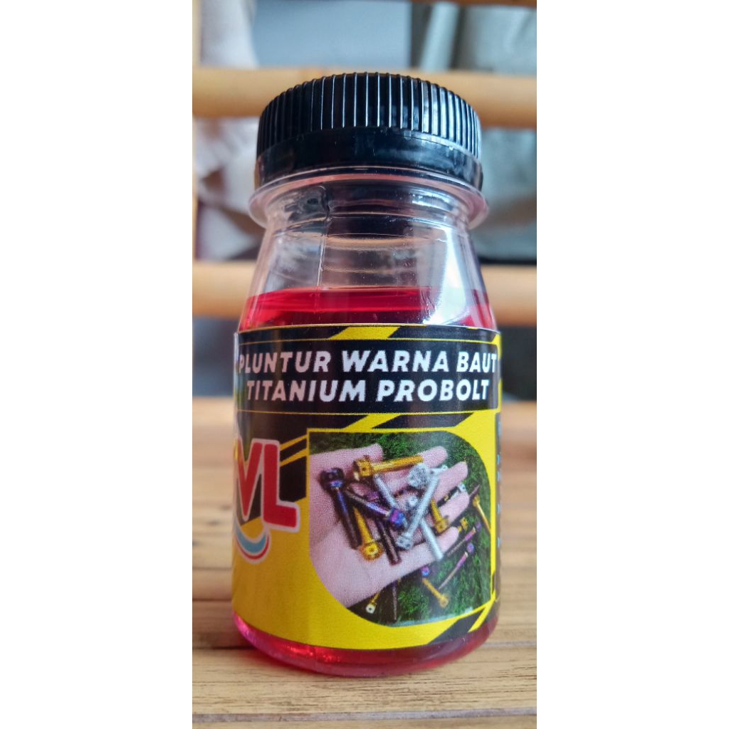 Peluntur Warna Baut Titanium Remover Anodize
