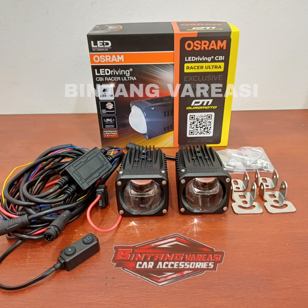 OSRAM CBI RACER ULTRA Lampu sorot led laser cahaya biled 60 wat