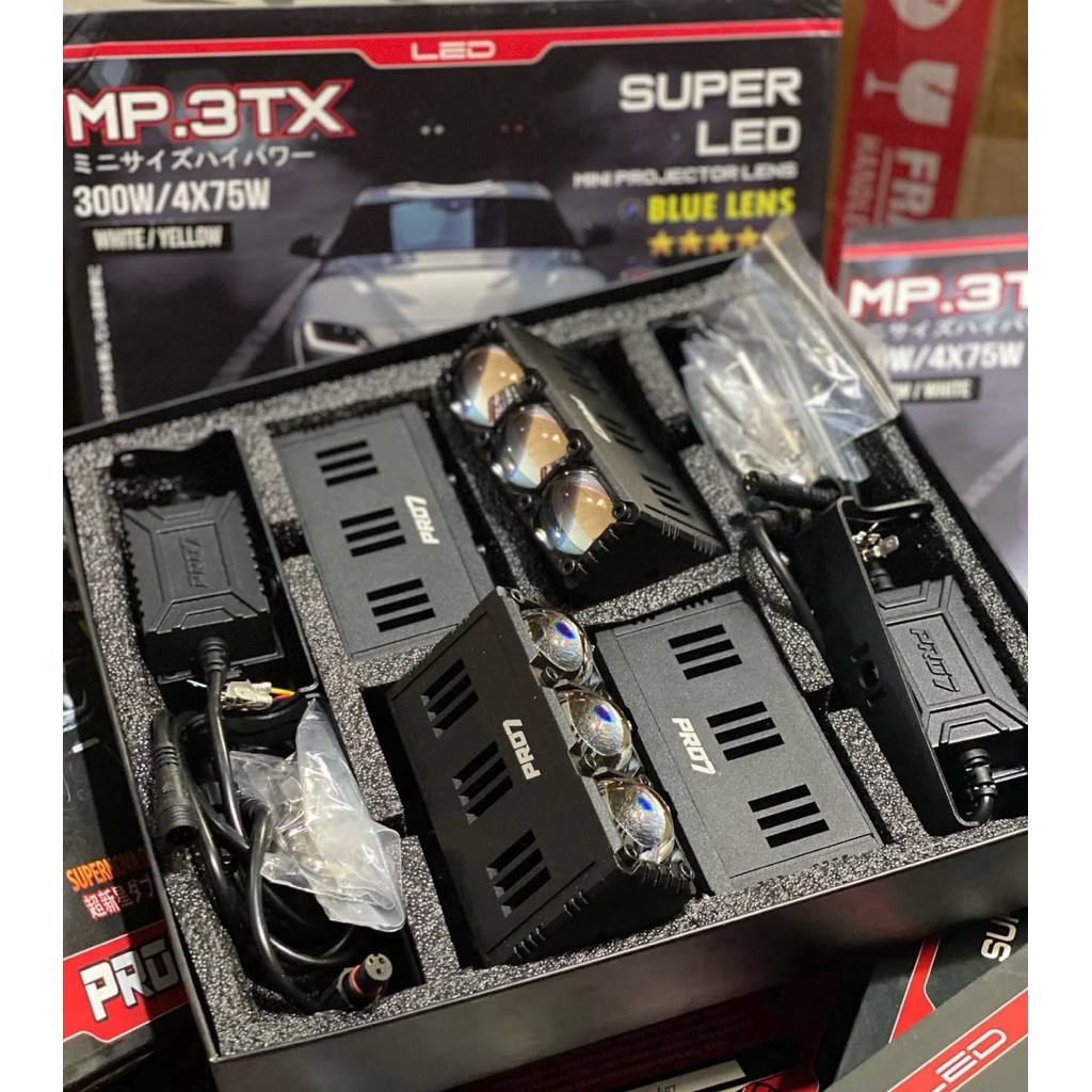 Mini Laser PRO7 MP.3TX 300W/4x75W Blue Lens