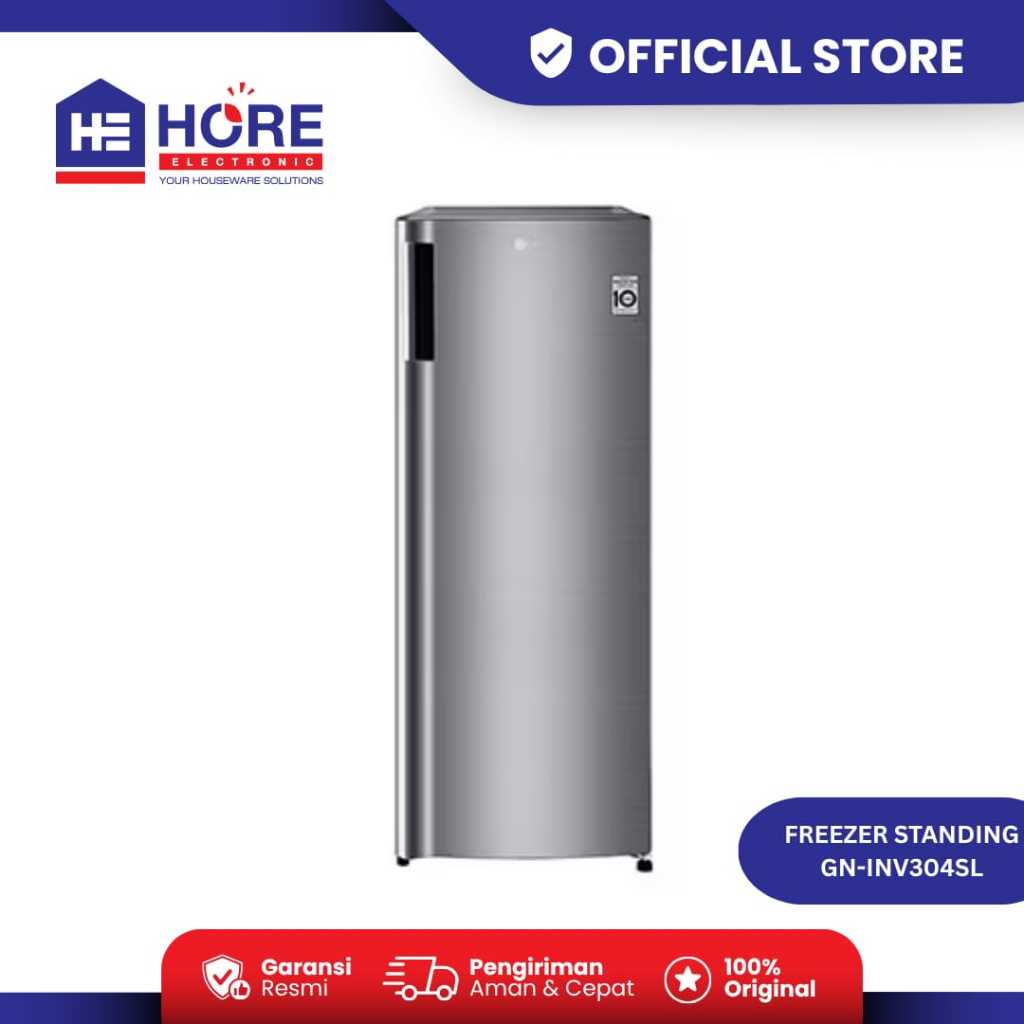 FREEZER LG GN INV304SL / LG FREEZER 1 PINTU GN INV304SL [171 LITER]