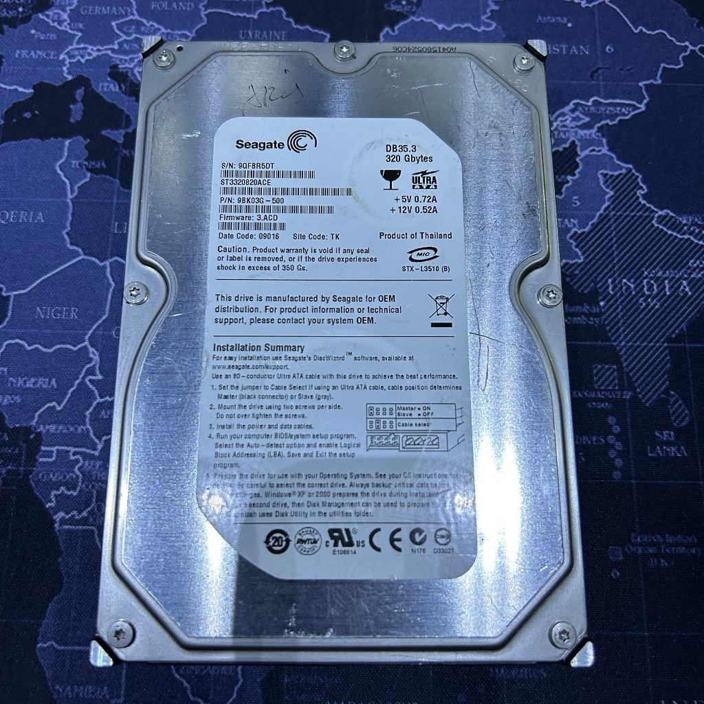 Hardisk PS2 ATA/IDE internal 320gb bisa rikuwes gem