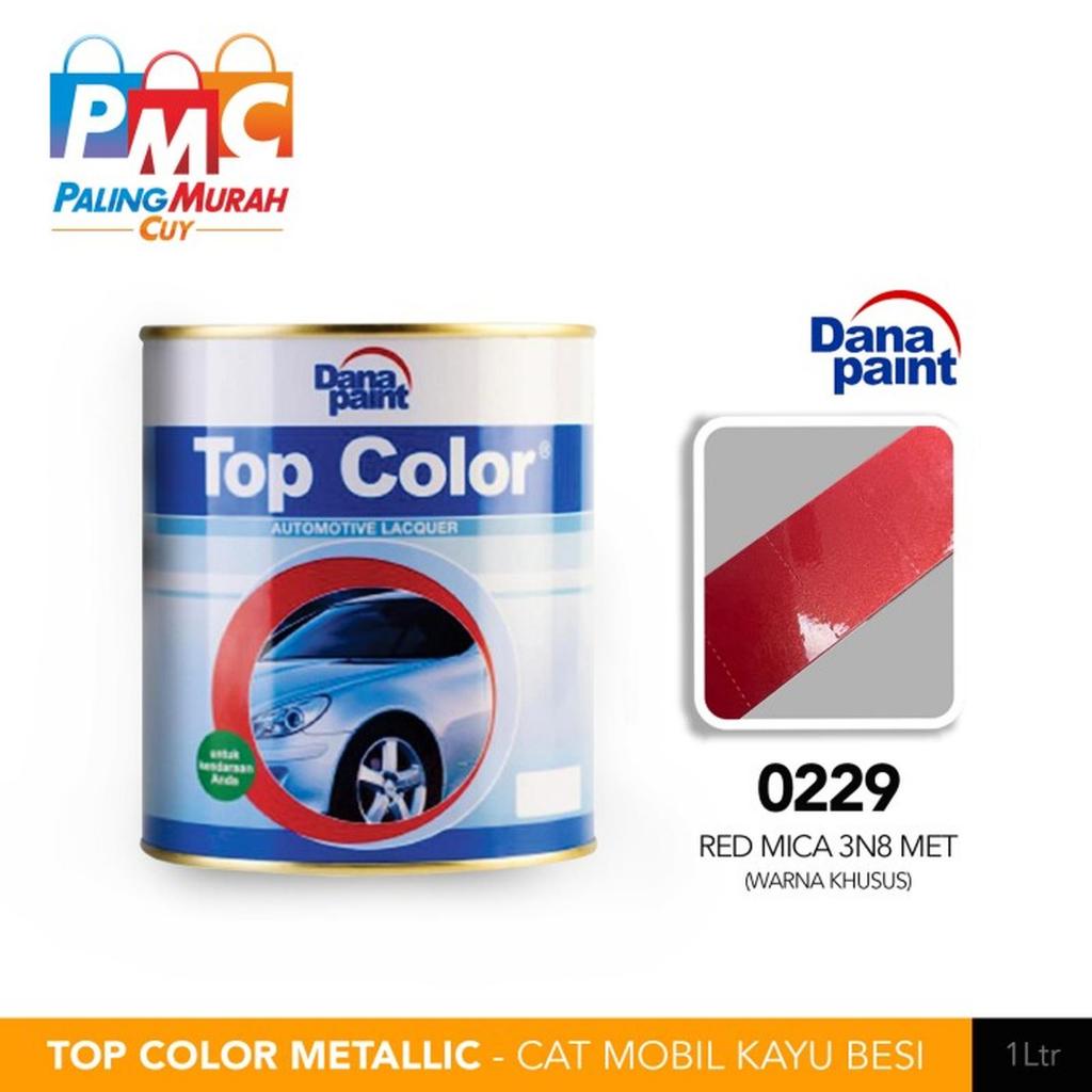 TOP COLOR RED MICA 3N8 MET 223-0229 / CAT DUCO MERAH METALIK TOPCOLOR 0229