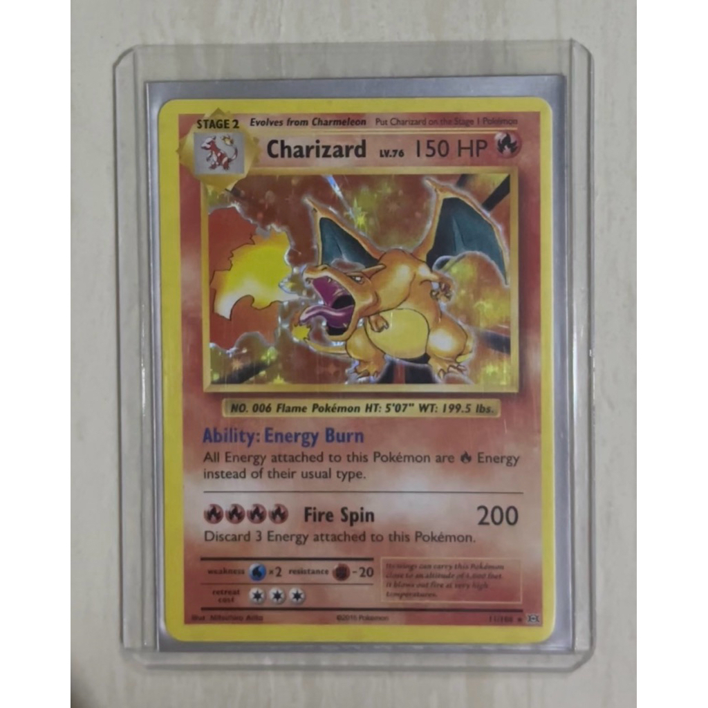 charizard evolution holo