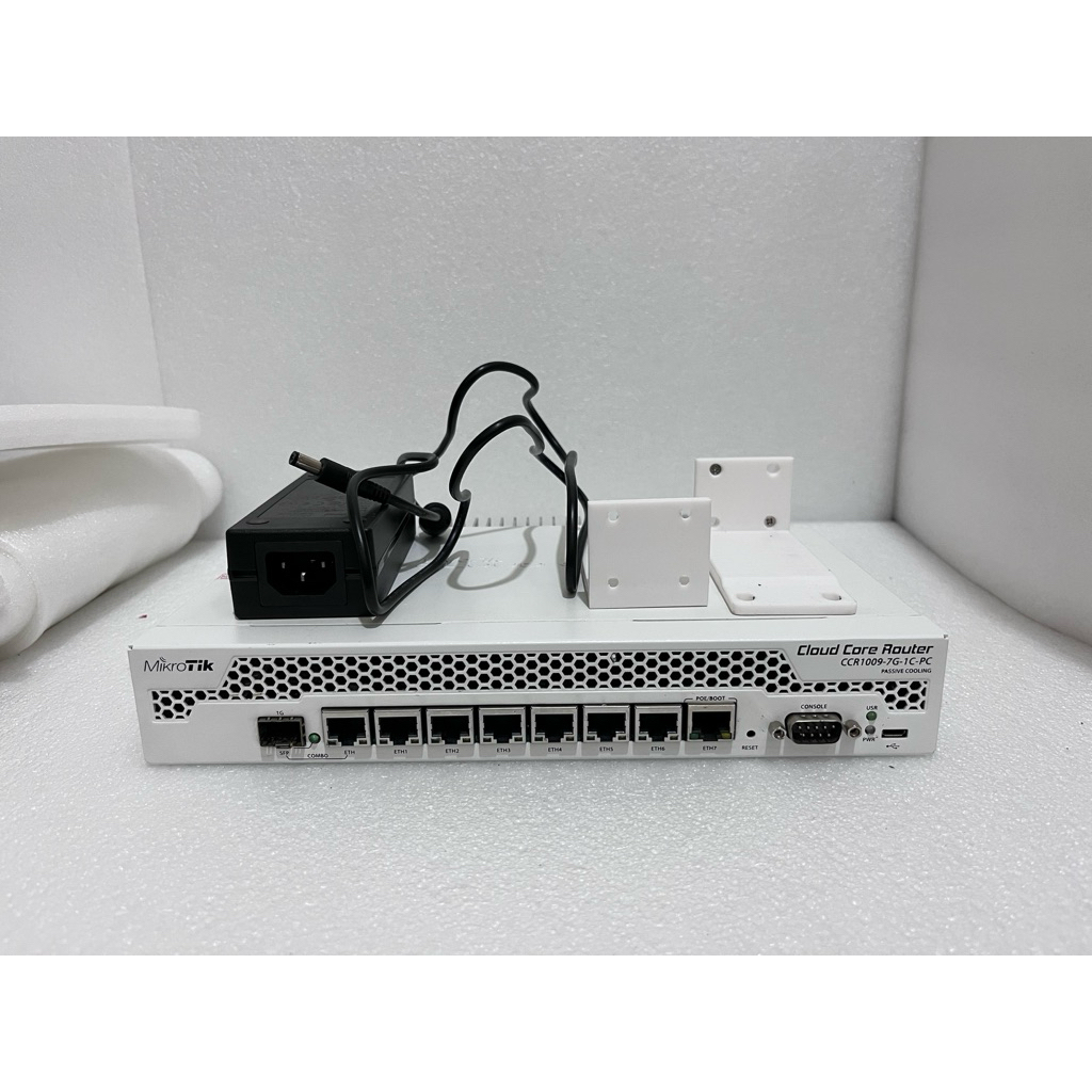Mikrotik CCR1009-7G-1C-PC Routerboard Cloud Core Router Mikrotik CCR1009 7G 1C PC Original Mikrotik