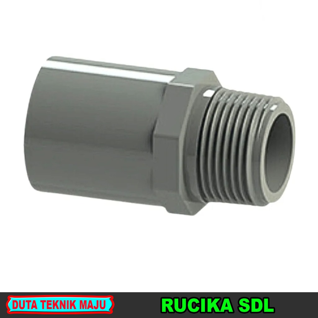 Rucika Soket Drat Luar SDL 2 1/2" inch AW PVC / SDL Socket 2,5 inch