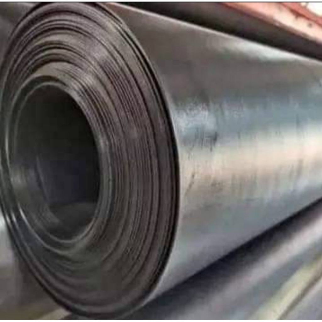plastik Geomembran HDPE 300 micron Lebar 4M panjang 50-100M