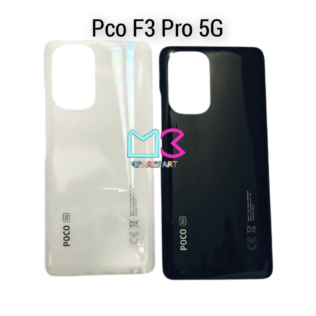 Backcover - Backdoor / Tutup Belakang Poco F3 5G ( Material Kaca / Glass )