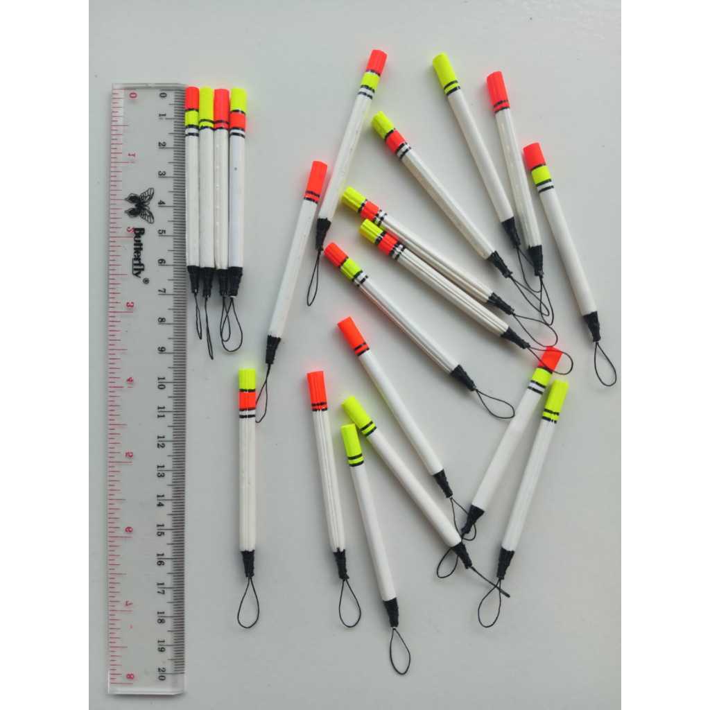 Pelampung Kumbul Bulu Merak Asli Panjang 7 cm