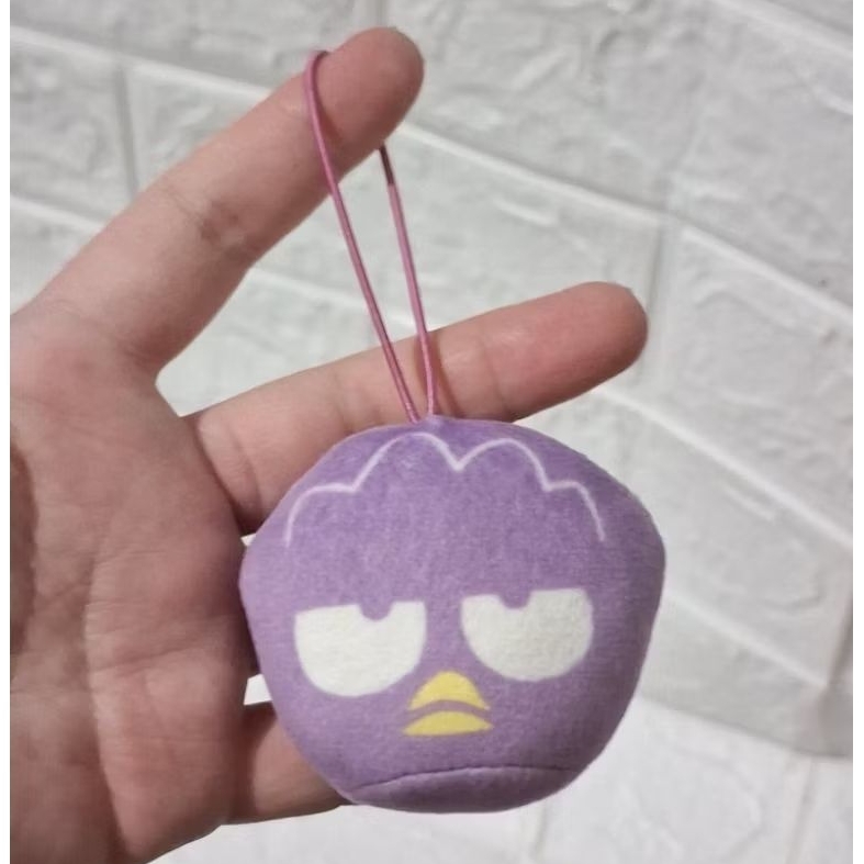boneka kecil batzmaru bad badzmaru karakter sanrio hitam brand original mcd mcdonalds macan singa ha