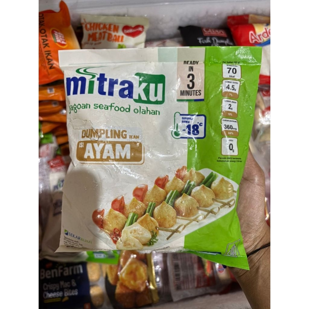 MITRAKU DUMPLING IKAN ISI AYAM 250GR | 500GR