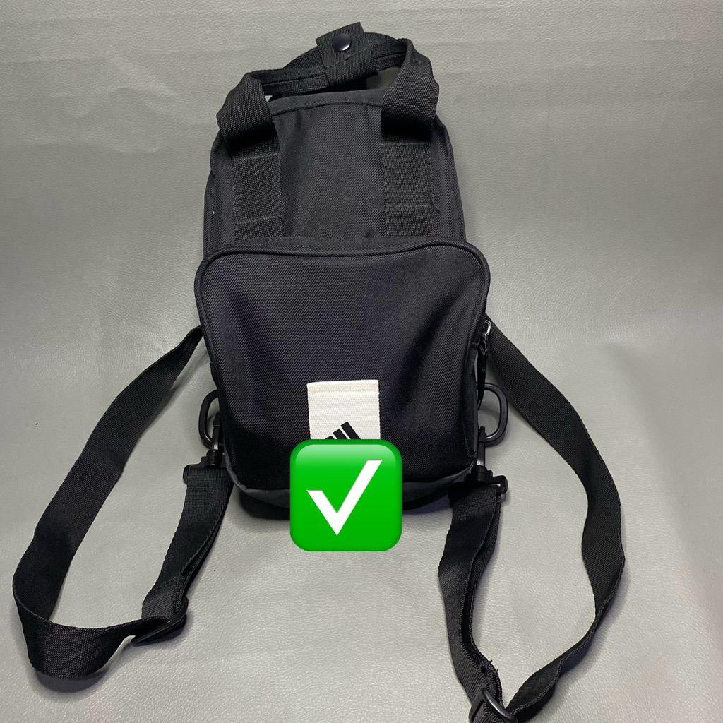 ADIDAS MINI 2 WAY SLINGAG BACKPACK UNISEX/ADIDAS Mini Backpack Second/Ransel Mini ADIDAS Bekas/Tas A