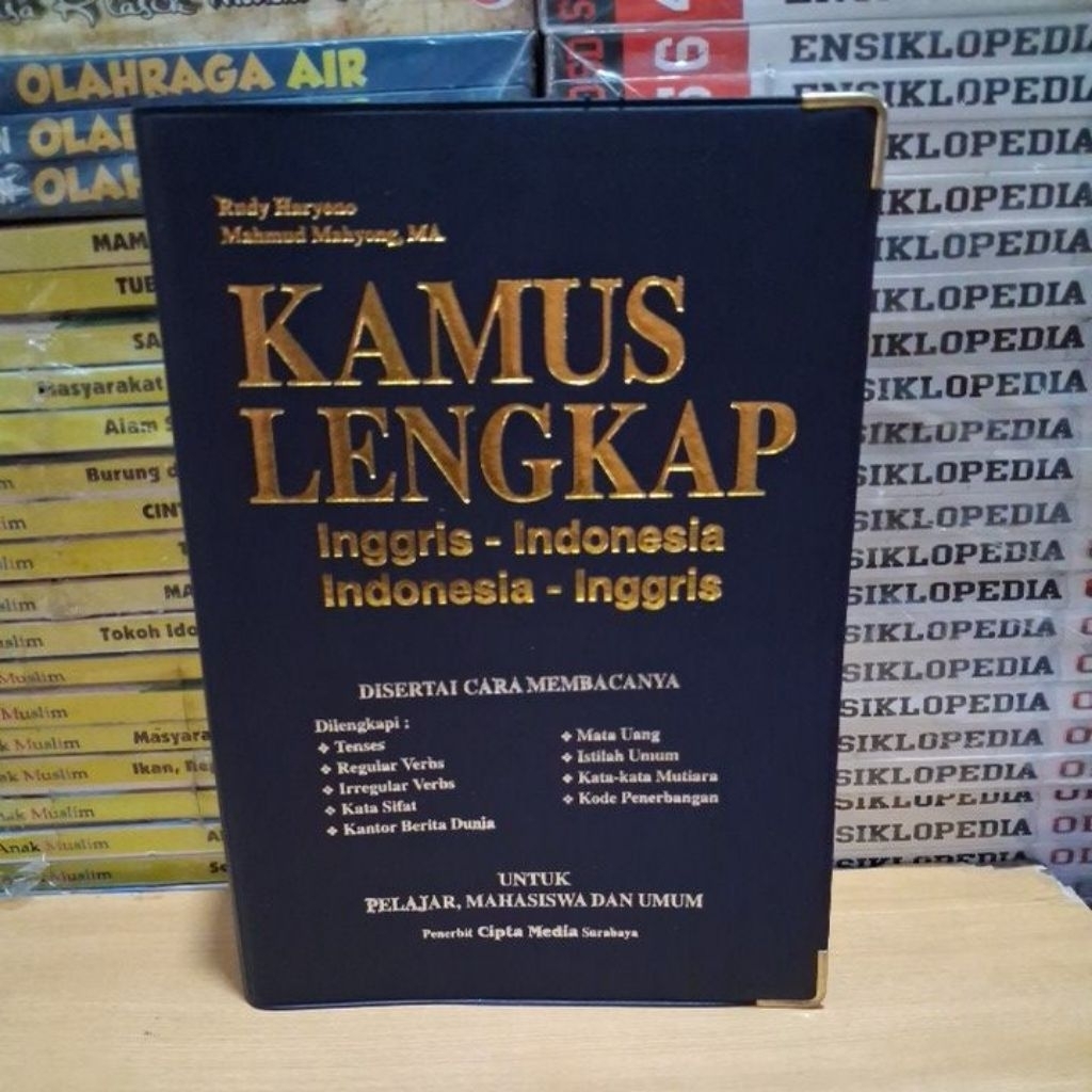Buku Original KAMUS LENGKAP INGGRIS - INDONESIA, INDONESIA - INGGRIS UNTUK PELAJAR, MAHASISWA DAN UM