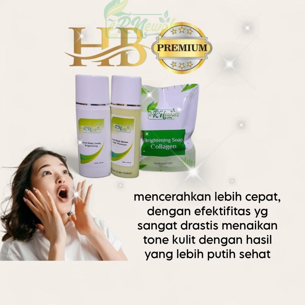 HB KOJIC PREMIUM (SIANG&MALAM, SABUN PEMUTIH BADAN)