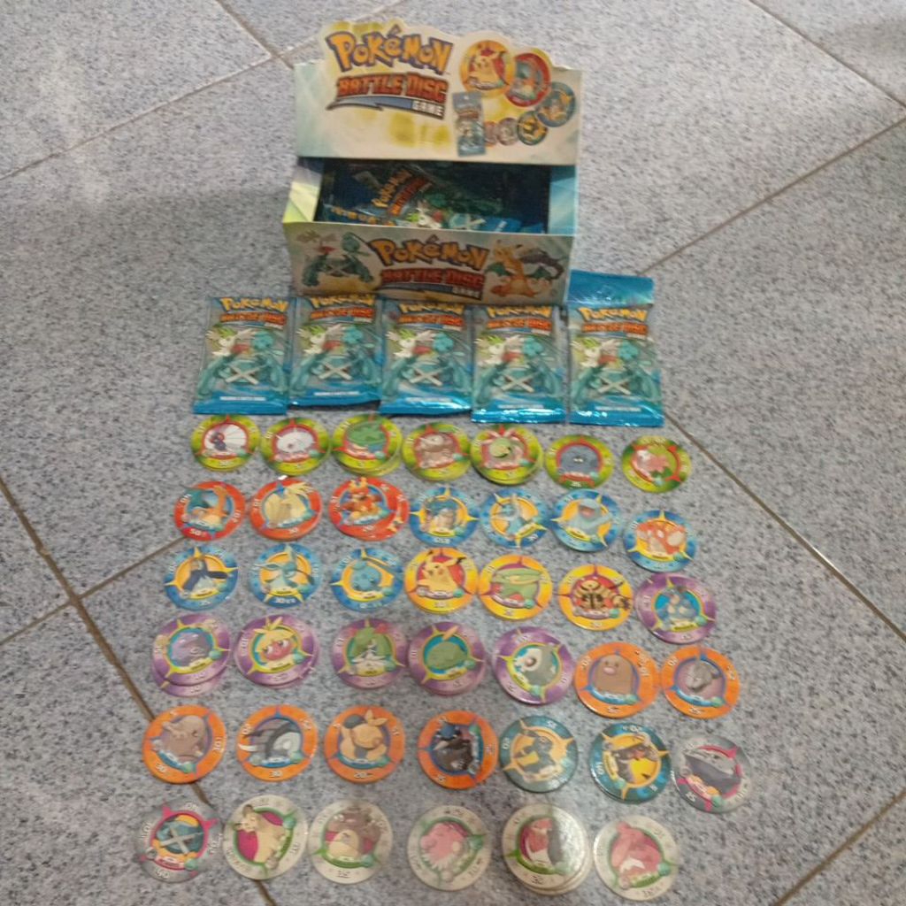 Pokemon Battle Disc Game Tazos Tazo Tajos Pikachu