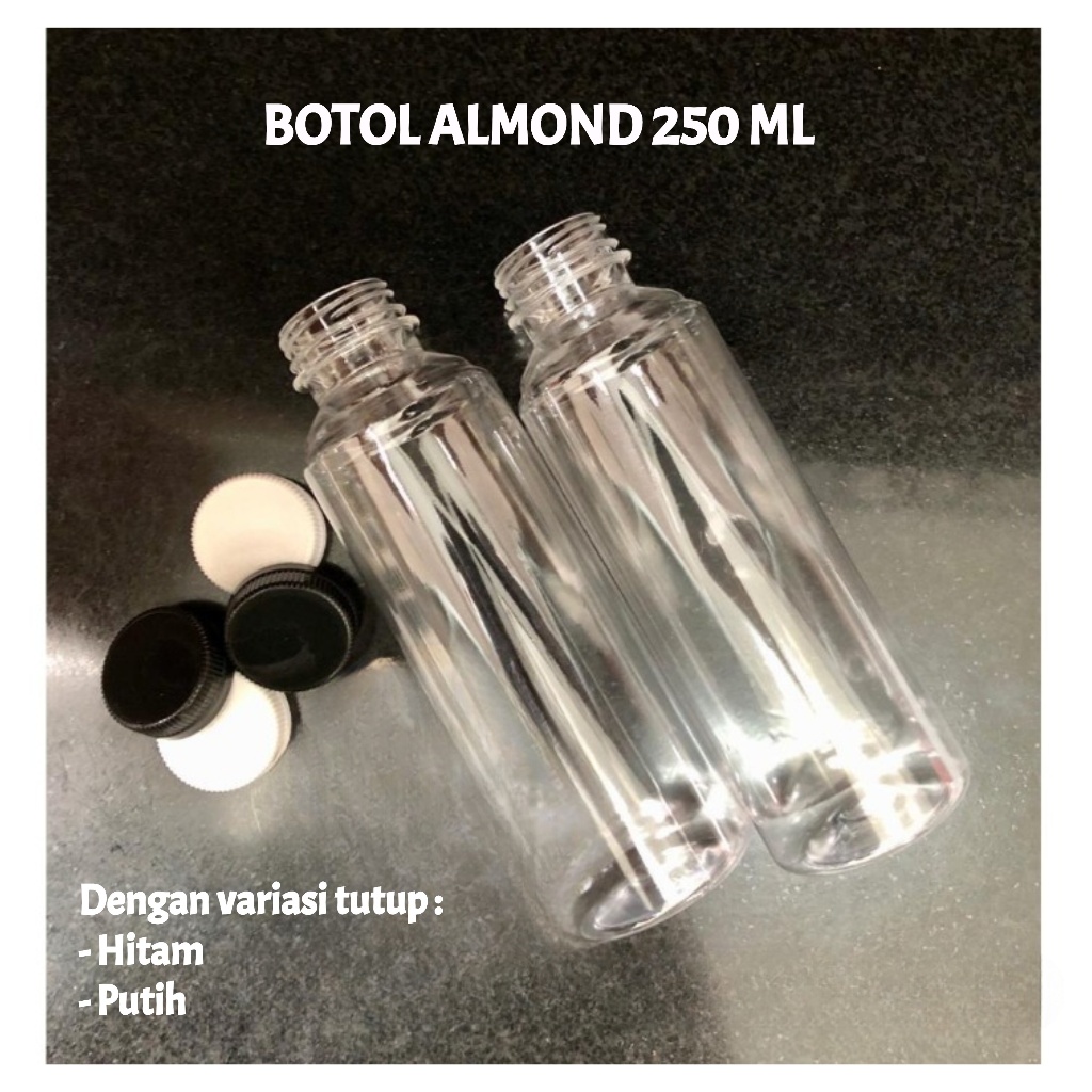Botol Almond 250ml 250 ml Minuman Kopi Susu Kedelai Lemon Jus Plastik