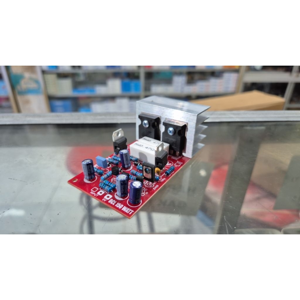 Kit Power Amplifier OCL 150 Watt Mono Plus TR Final dan Pendingin