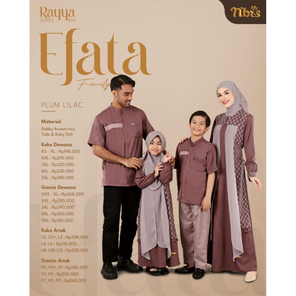 EFATA KOKO ANAK PLUM LILAC