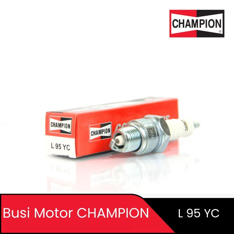 Busi Motor CHAMPION - L 95 YC untuk Yamaha, Suzuki, Piaggio, Vespa