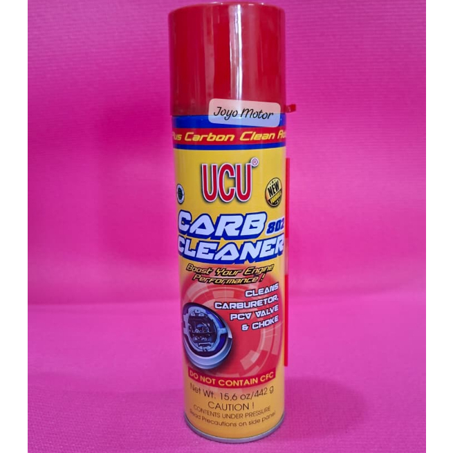 UCU Carb Cleaner 500ml No 802 Kuning Cairan Pembersih Carbu Injector Chokes Intake Karburator Spray