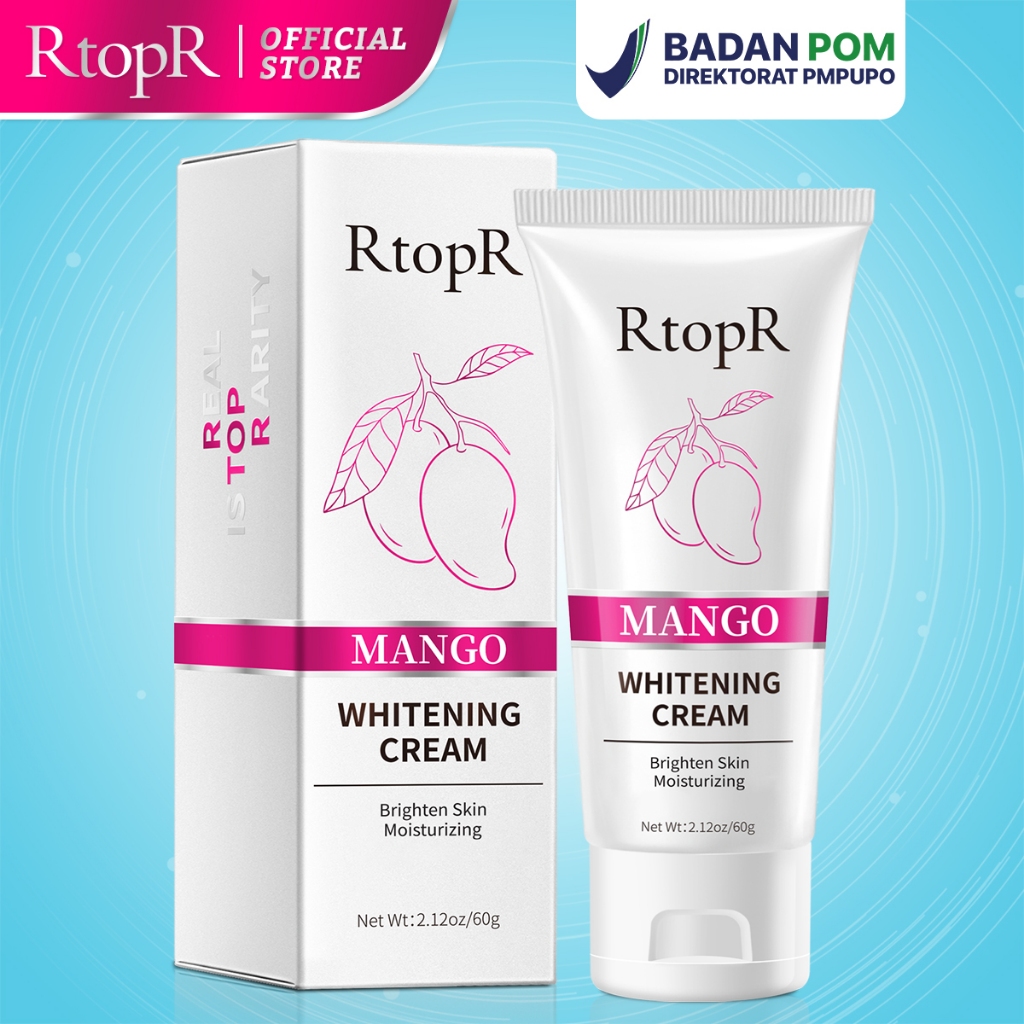 Rtopr Mango Whitening Cream Krim Pemutih Wajah Lotion Pemutih Badan Pencerah Tubuh Cepat Pasti Promo