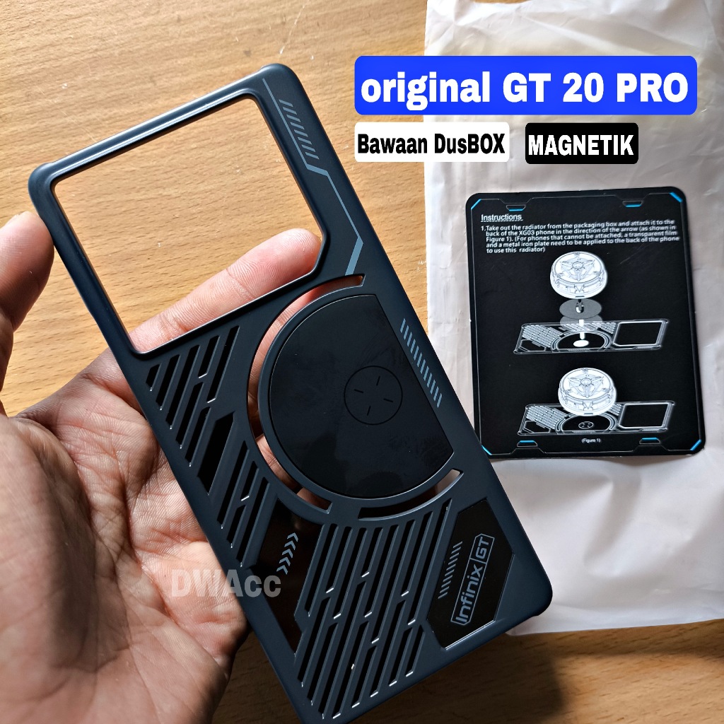 Case infinix GT 20 Pro Asli Original Quality Suport Magnet