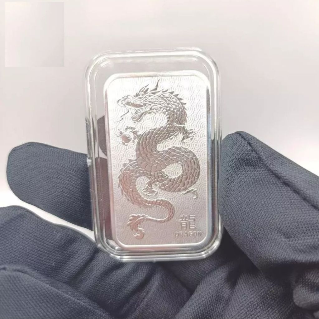 2025 SILVER BATANGAN 1 OZ DRAGON / NAGA PERTH MINT 999