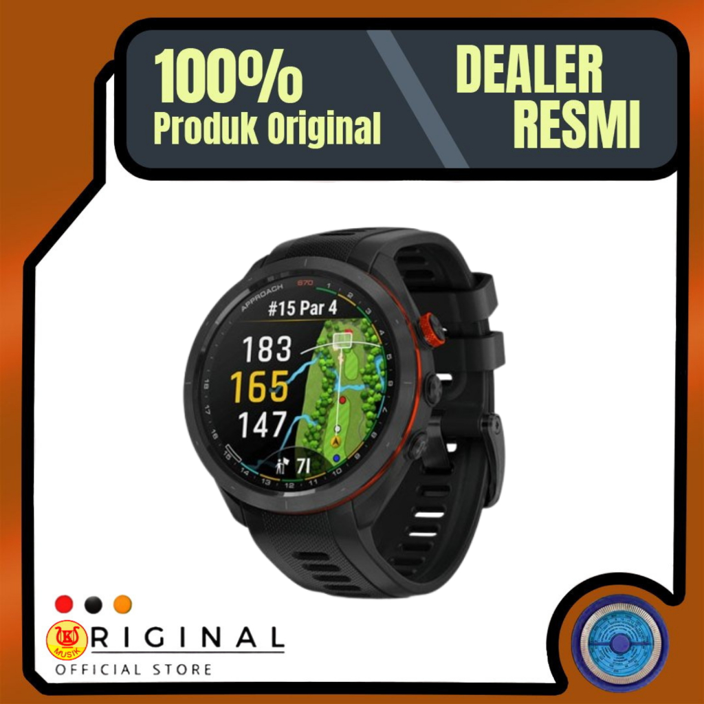 Garmin Approach S70 / Smartwatch Golf / Jam Tangan Golf Garmin S-70