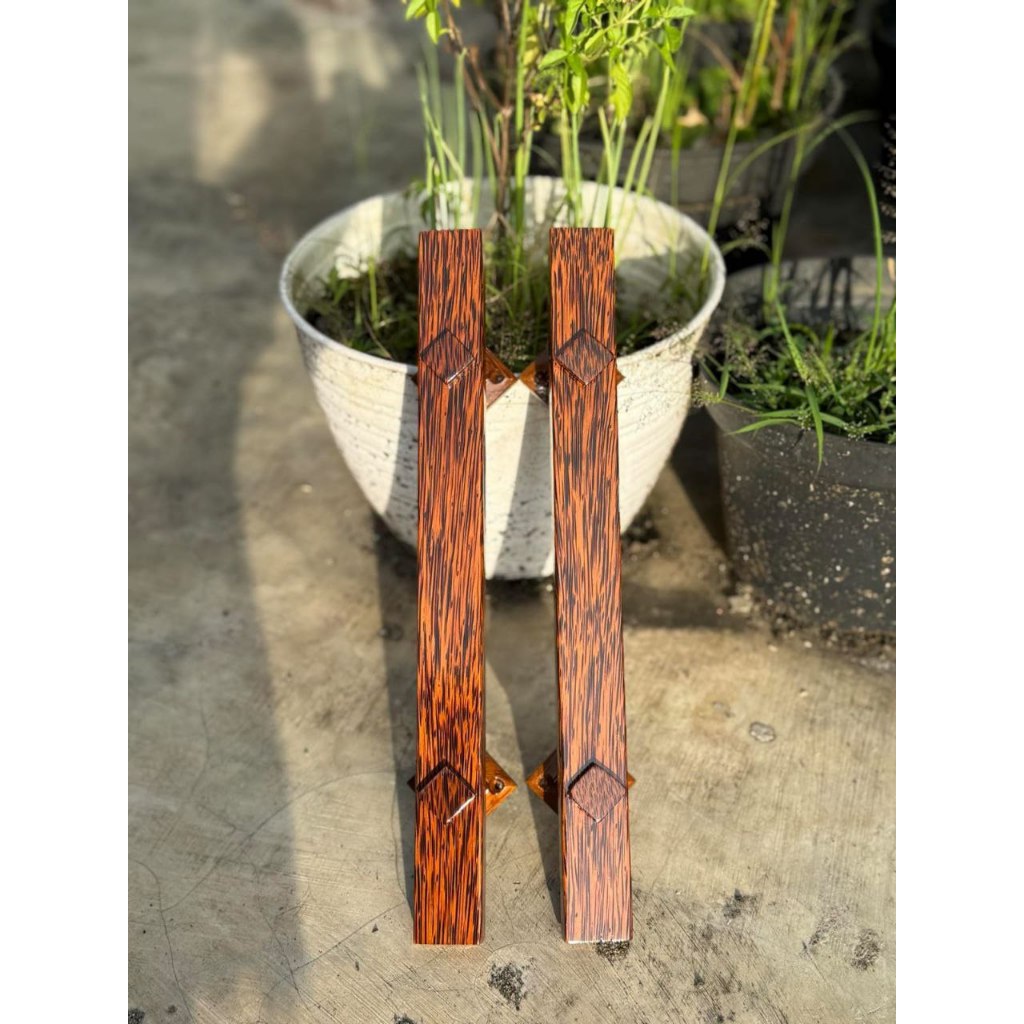 Handle Pintu Kayu Glugu/Kelapa 40cm | Gagang Pintu Kayu Glugu Model Minimalis