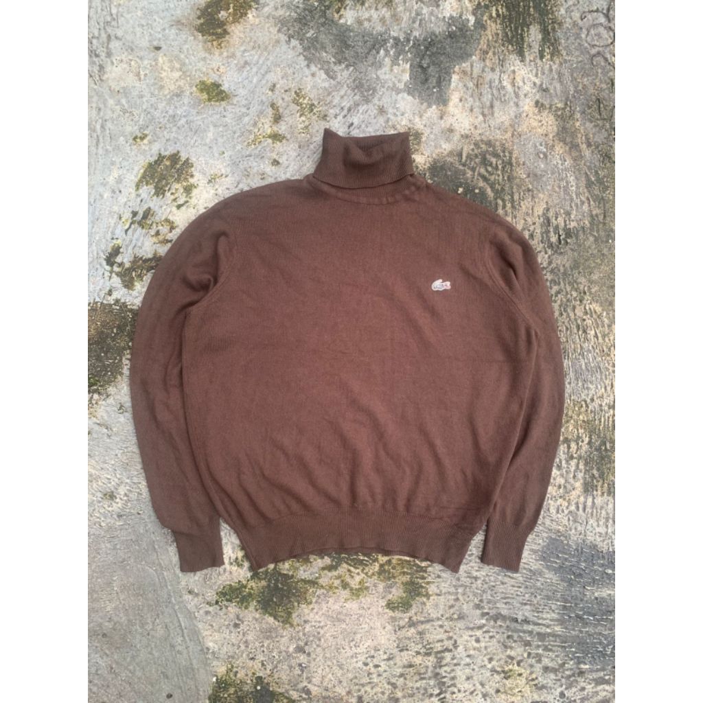 Lacoste Logo Turtleneck Knitwear