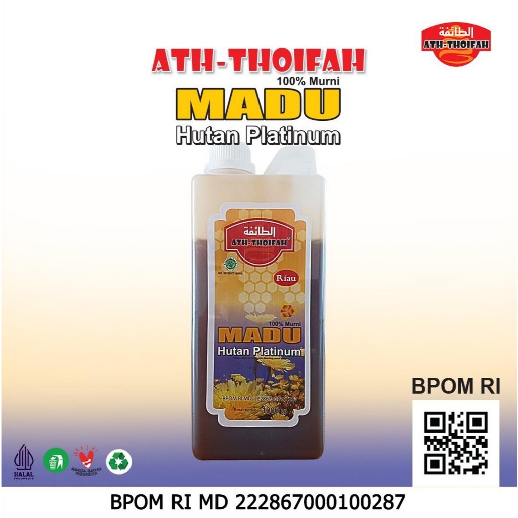 Madu Hutan platinum Asli Murni 1KG MUI & BPOM Certified