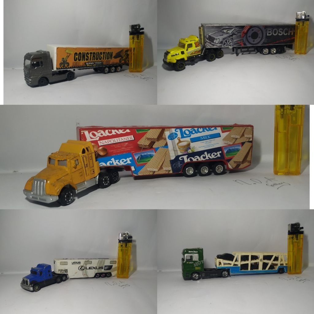 truk diecast/container truck diecast/truk siku