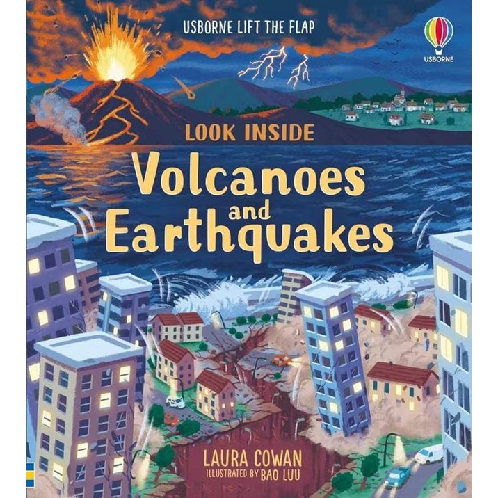 USBORNE LOOK INSIDE VOLCANOES AND EARTHQUAKES