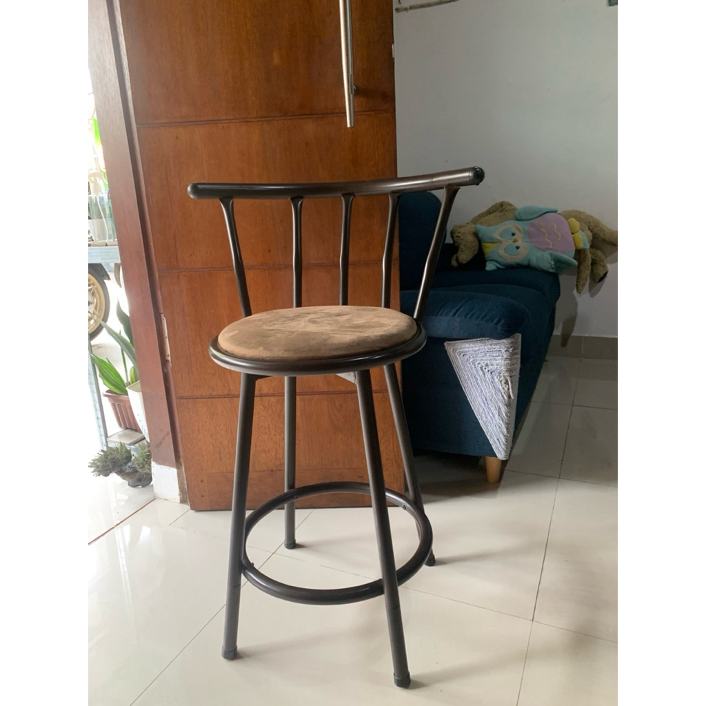 kursi bar informa coklat kursi makan kursi cafe