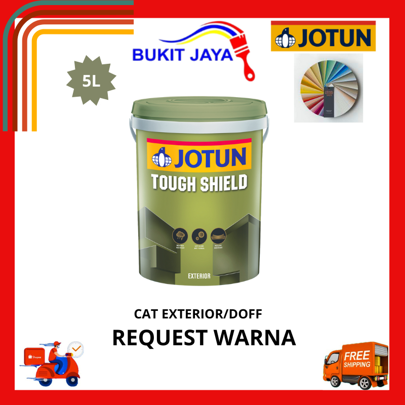 JOTUN TOUGHSHIELD CAT EXTERIOR EKONOMIS 5KG (REQUEST WARNA)