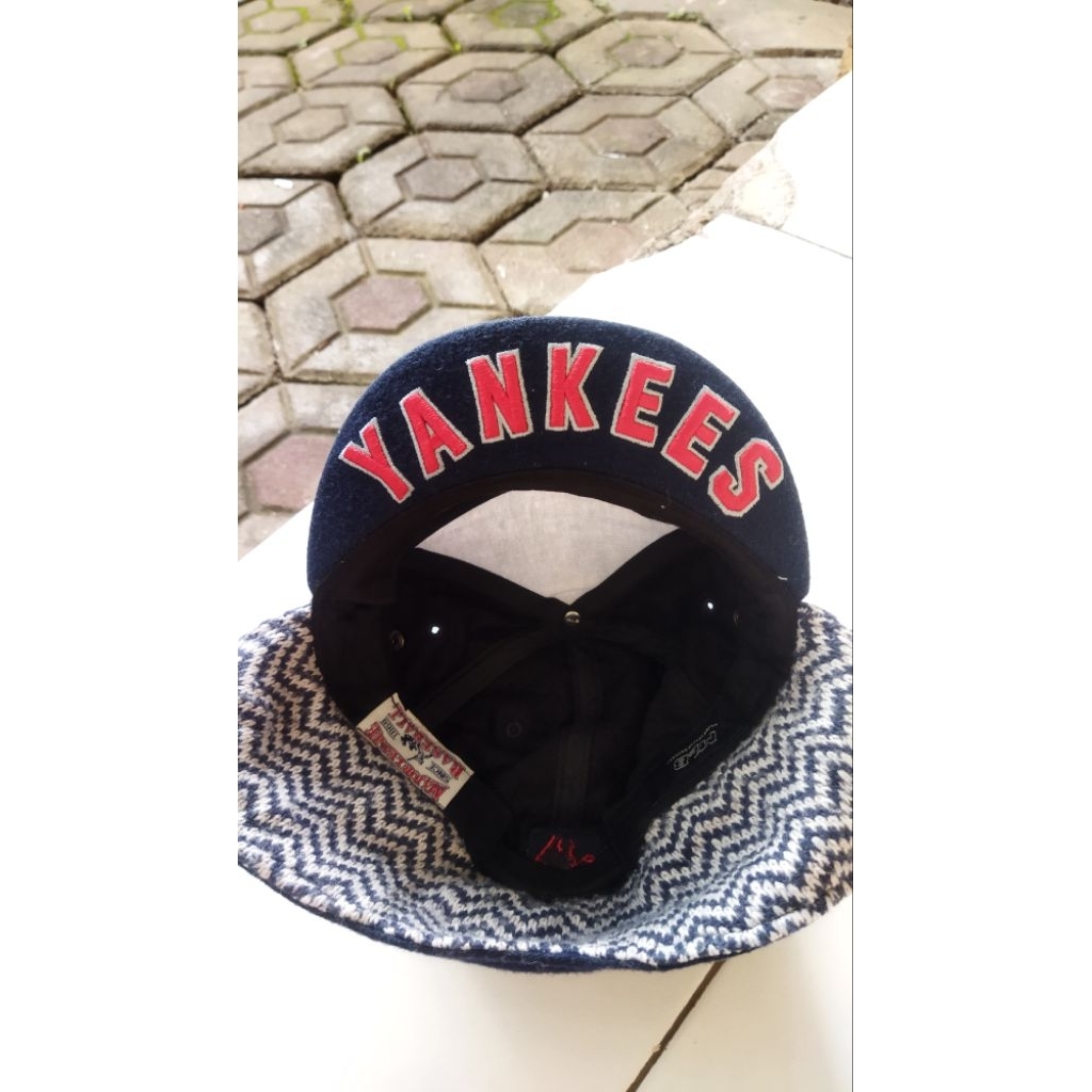 Topi Anak MLB Yankees original unik penutup telinga