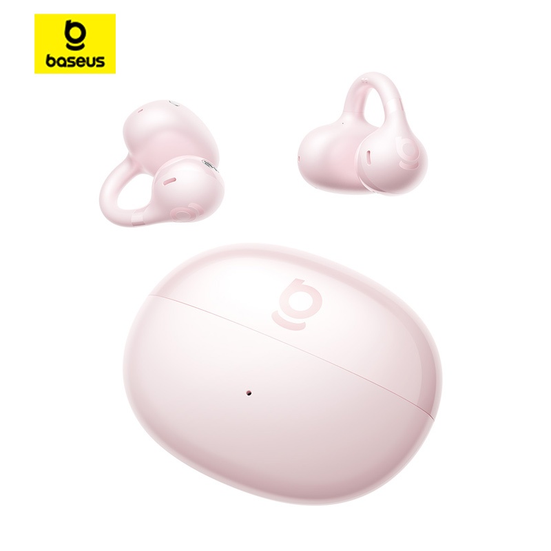 Jess No Limit X Baseus Bass BC1 Open Ear Fit Wireless Stereo 12MM Super Bass 4 Mic AI ENC Clip TWS I