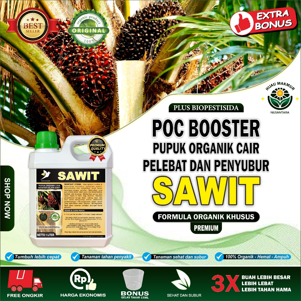 Pupuk Sawit - Pupuk Organik Cair Sawit - Booster Pupuk Sawit