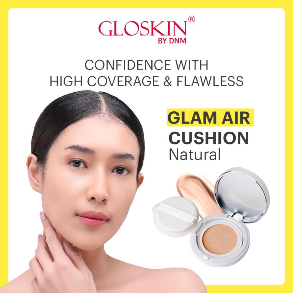 [GLOSKIN by DNM] Glam Air Cushion SPF 30 - Foundation Concealer High Coverage