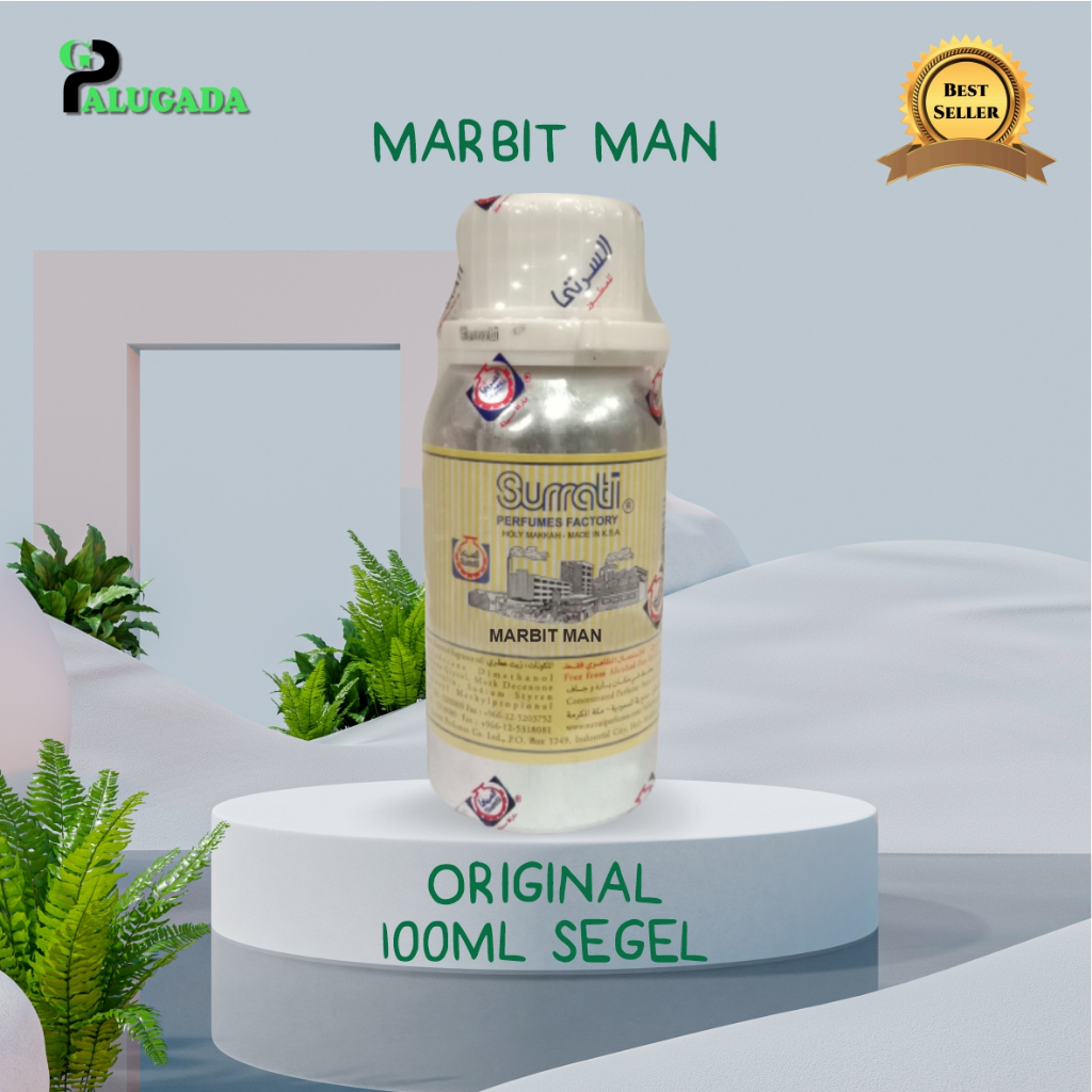 Bibit Parfum Murni MARBIT MAN | SURRATI | 100ML SEGEL
