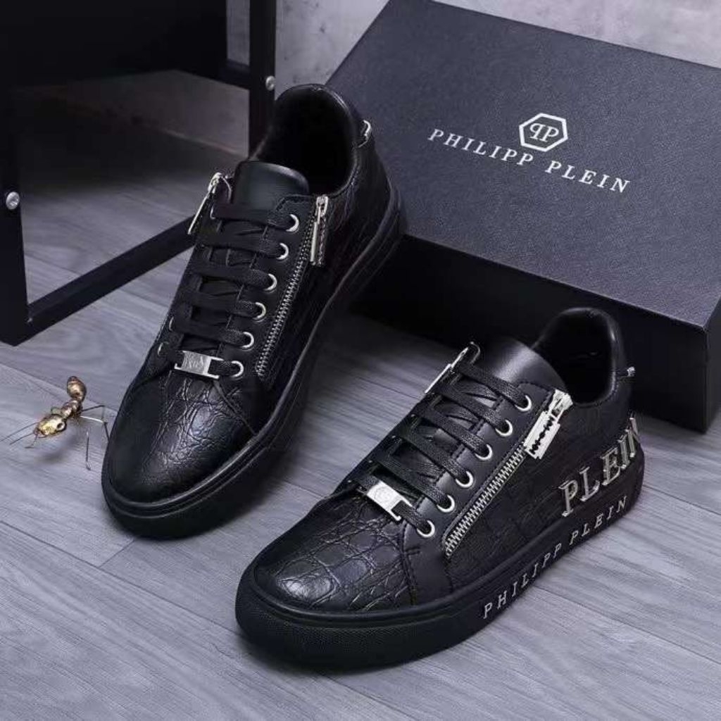 SEPATU SNEAKER PRIA PHILIP PLEIN22215 BLACK